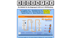 Desktop Screenshot of bogenfax.de